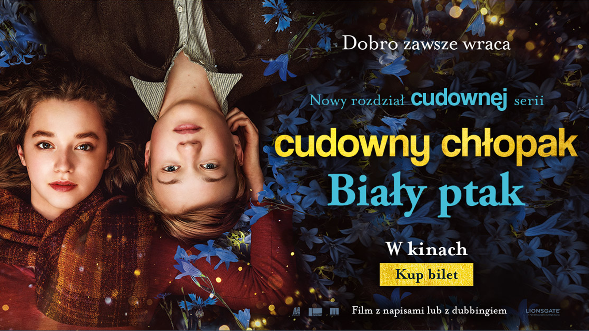 Cudowny chłopak. Biały ptak