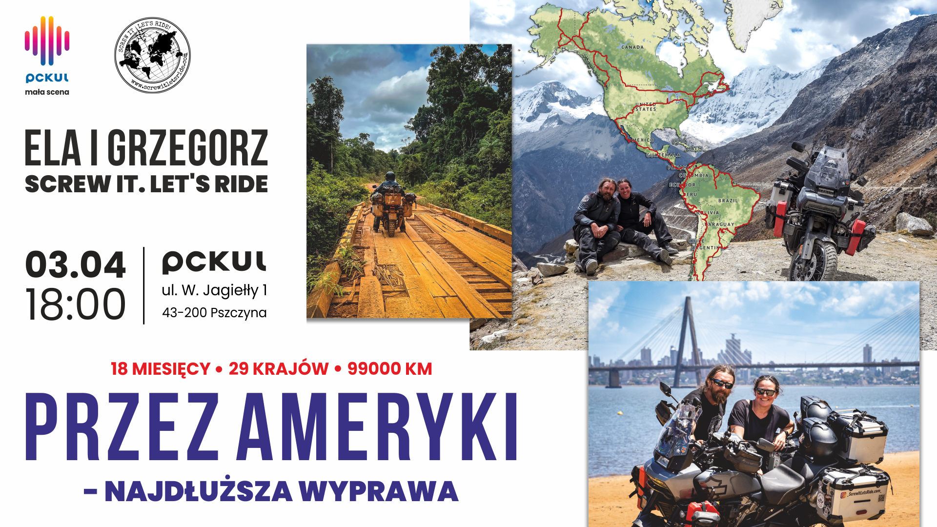 Przez Ameryki - spotkanie z podróżnikami