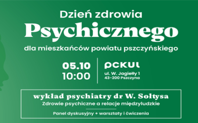 Dzień zdrowia psychicznego dla mieszkańców powiatu pszczyńskiego