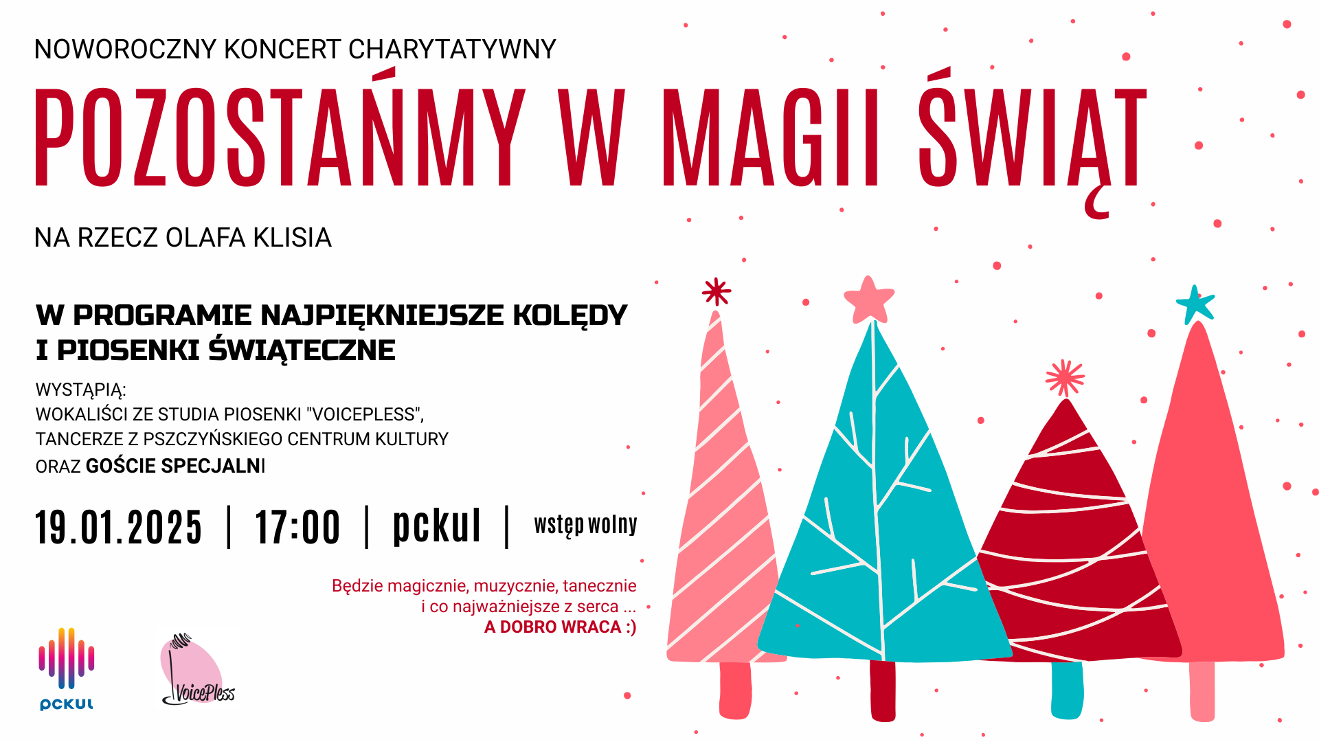 Pozostańmy w Magii Świąt – koncert charytatywny