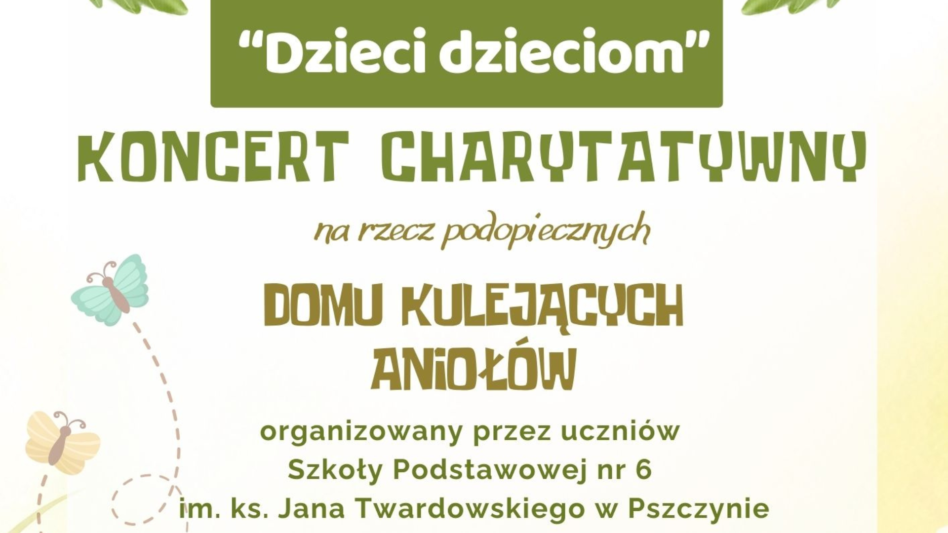 Dzieci dzieciom – Koncert charytatywny