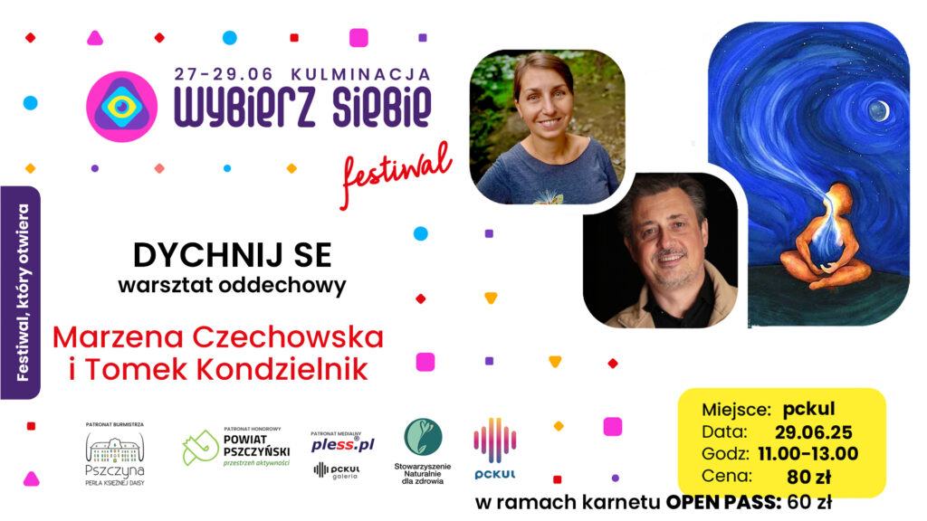 Wybierz Siebie Festiwal | Dychnij se − warsztat oddechowy
