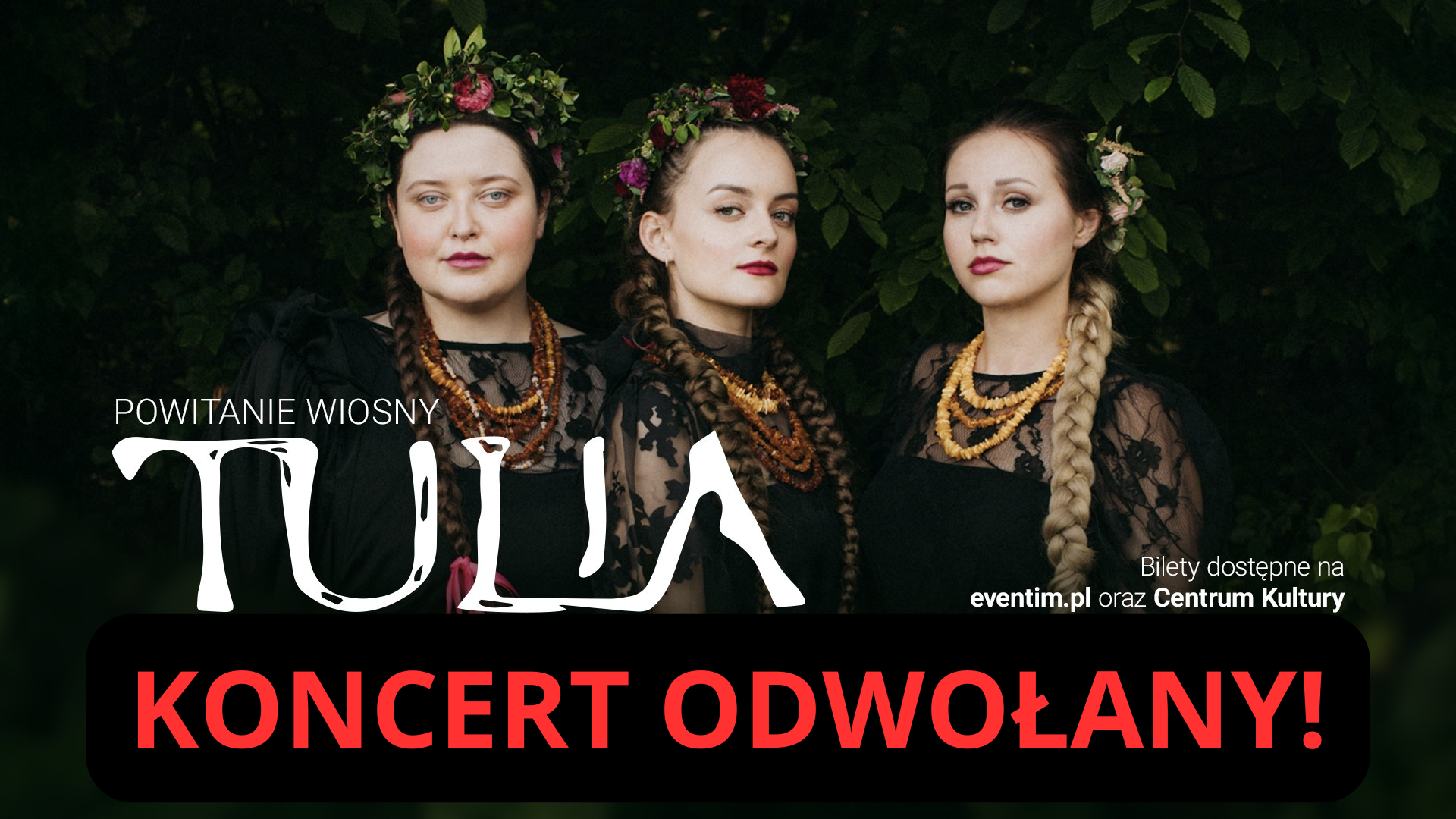TULIA – KONCERT ODWOŁANY!