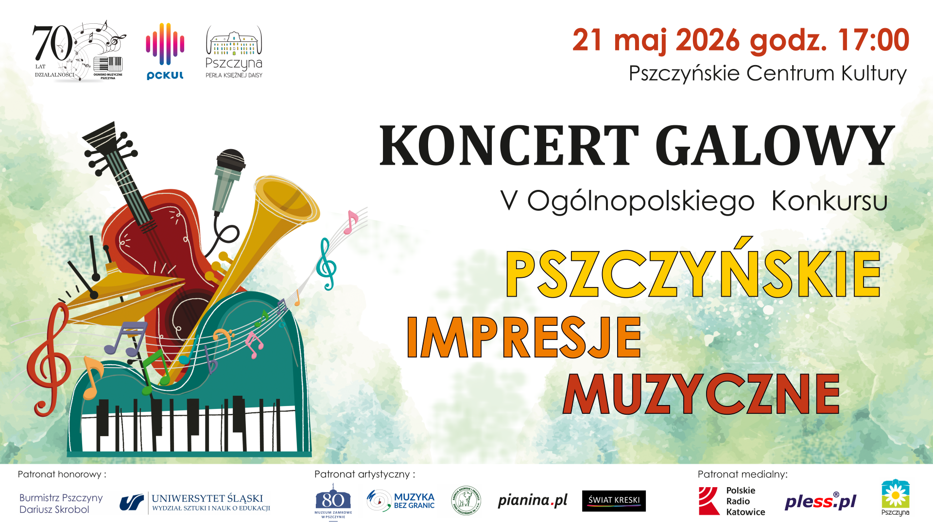 Koncert Galowy V Ogólnopolskiego Konkursu "Pszczyńskie Impresje Muzyczne" 2026