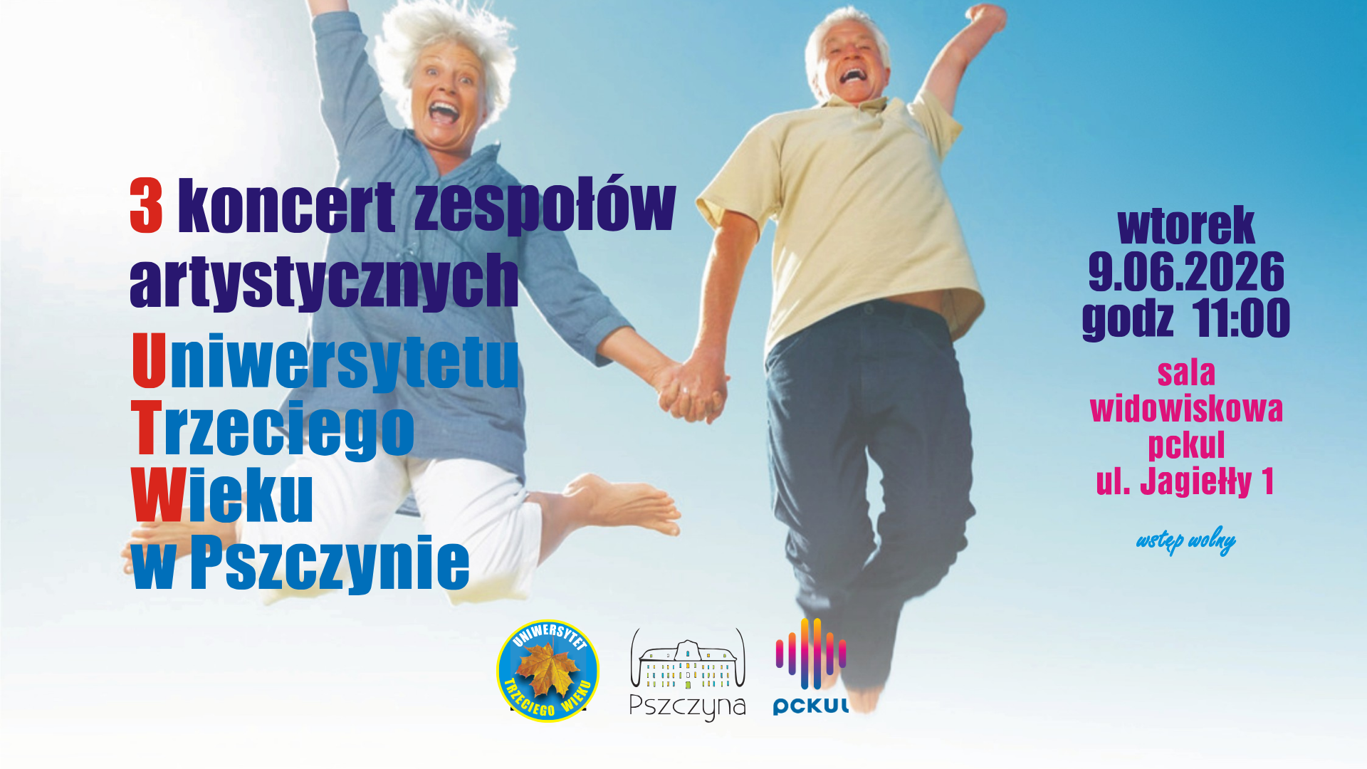 Seniorzy z UTW na scenie Pszczyńskiego Centrum Kultury