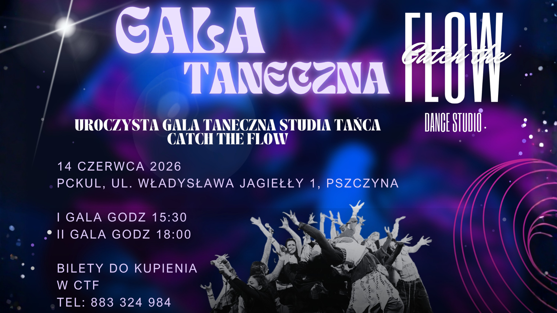 GALA TANECZNA STUDIA TAŃCA CATCH THE FLOW